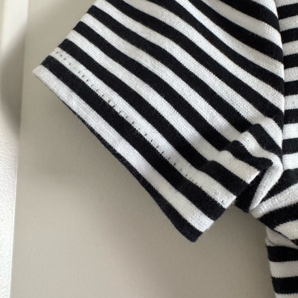 Womens Striped Mini Dress - Picture 4 of 5